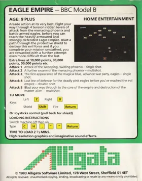 Eagle Empire (1983)(Alligata)[EAGEMP] box cover back